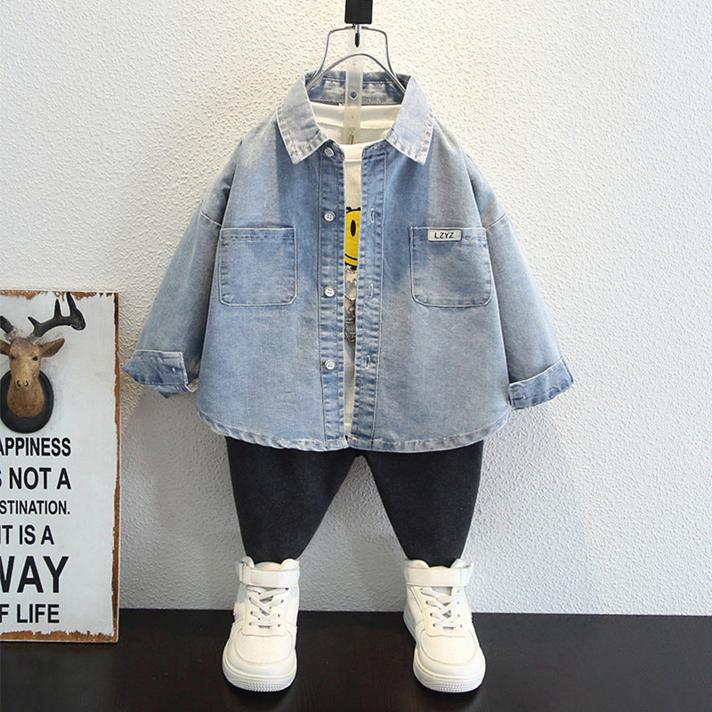 Toddler Boys Jackets Boys' Autumn Shirt Clothes