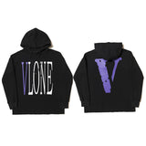 Vlone Hoodie Sweater Men'S Large V Coat Women'S Hooded