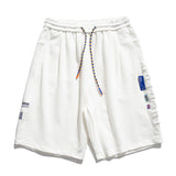 Men White Shorts Summer Casual Shorts Loose Men