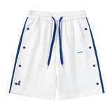 Men White Shorts Casual Beach Pants Men's Sports
