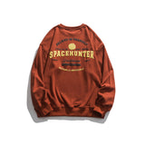 Crew Neck Sweatshirts for Men Men's Autumn Letter Printed round Neck Men's Clothing