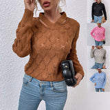 Women Pullover Knit Sweater off-the-Shoulder Sweater for Women Autumn Winter Coat
