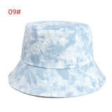 Bucket Hat Fishing Cap Cotton Print Fisherman Hat Bucket Hat Fashion Color Gradual Sun Hat