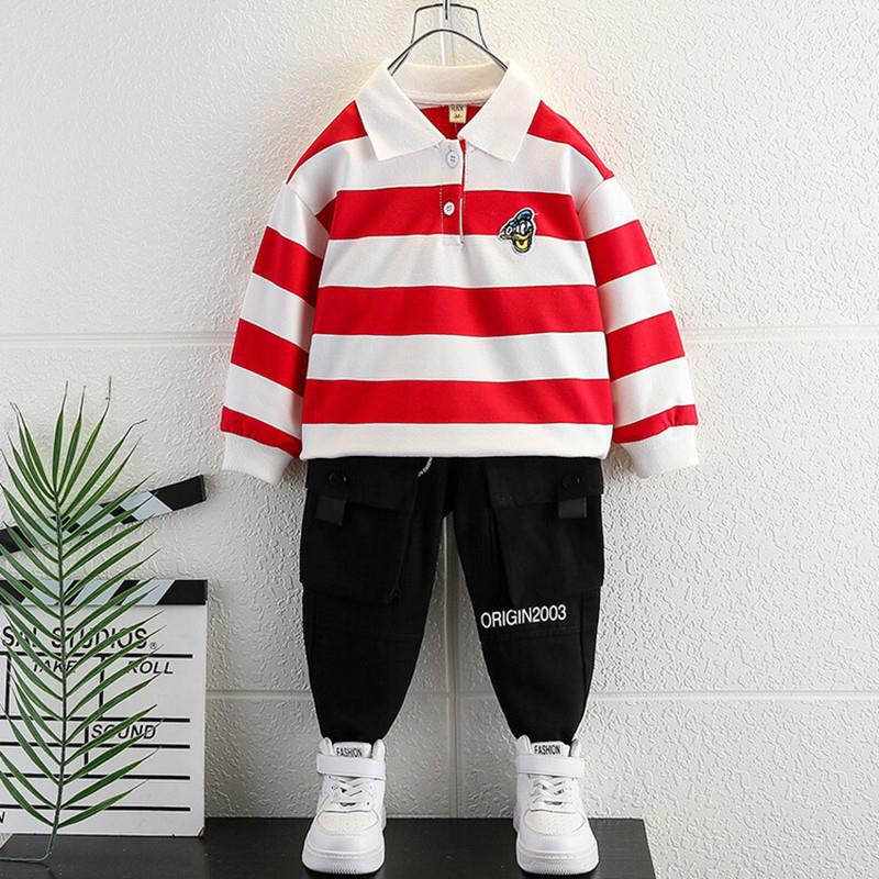 Toddler Boys Sweater Autumn Clothing Suit Boys' Hooded Sweater