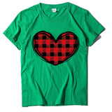 Valentine's Day T Shirts Couples Printed Women's T-shirt Loose T-shirt