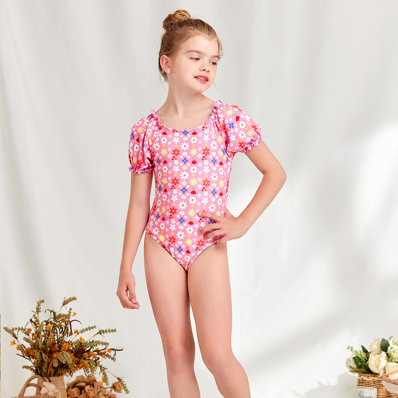 Children Swimsuit Swimsuit Baby Girl Printed Swimwear Girl
