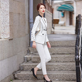 Interview Suit Women's Suit Fashion Wide-Leg