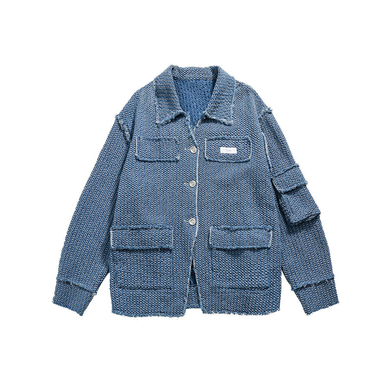 Men Denim Jackets Autumn Denim Suit Men's and Women's Jackets and Coats