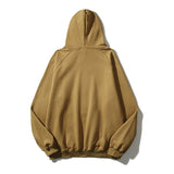 Kanye West Sunday Service Hoodie Fog Flocking Small Icon Printing Plus Velvet Hoodie Sweater