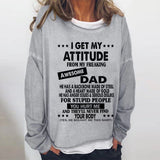 Yes I M Cold Sweatshirts Loose round Neck Sweater