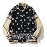 Cardigan Baseball Jacket Autumn and Winter RH Paisley Lightning Sleeve Raglan Baseball Uniform
