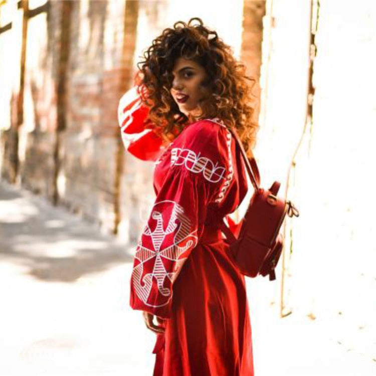 Beth Dutton Bohemian Dress Winter Autumn Midi Dresses Linen Quality Dress