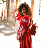 Beth Dutton Bohemian Dress Winter Autumn Midi Dresses Linen Quality Dress