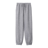 Grey Sweatpants Sports Casual Pants Women's Autumn and Winter Loose Sweatpants