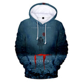 Anime Hoddies Stephen King's It 2 Coat Fall Winter Fashion 3D Digital Printed Hood Sweatshirt Hoodie