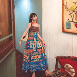 Gypsy Style Dresses Ethnic Style Strap Embroidery