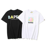 Bathing Ape T Shirt Summer Loose Leisure Pullover Letter Short Sleeve T-shirt