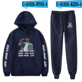 Never Broke Again Hoodie Hoodie Ankle Banded Pants Casual Suit