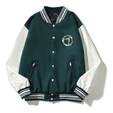 Cardigan Baseball Jacket Autumn and Winter Rep Letter Logo Club Logo Embroidery Vibe Baseball Uniform Jacket