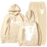 Vlone T Shirts & Shorts 2 Piece Set Sports Leisure Pullover Sweater Hooded