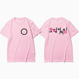 Squid Game Costume Casual Printed Men's and Women's Short Sleeve T-shirt