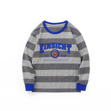 Children Long Sleeve Shirts Children's Clothing Spring and Autumn Boy's Long-Sleeved T-shirt Striped Set Long Sleeve