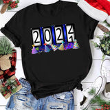 Valentine's Day T Shirt Short-Sleeved T-shirt Timer Digital 2022 Printed Summer Wear