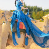 Coachella Music Festival Outfits Women's Desert Retro Long Dress Summer Dress