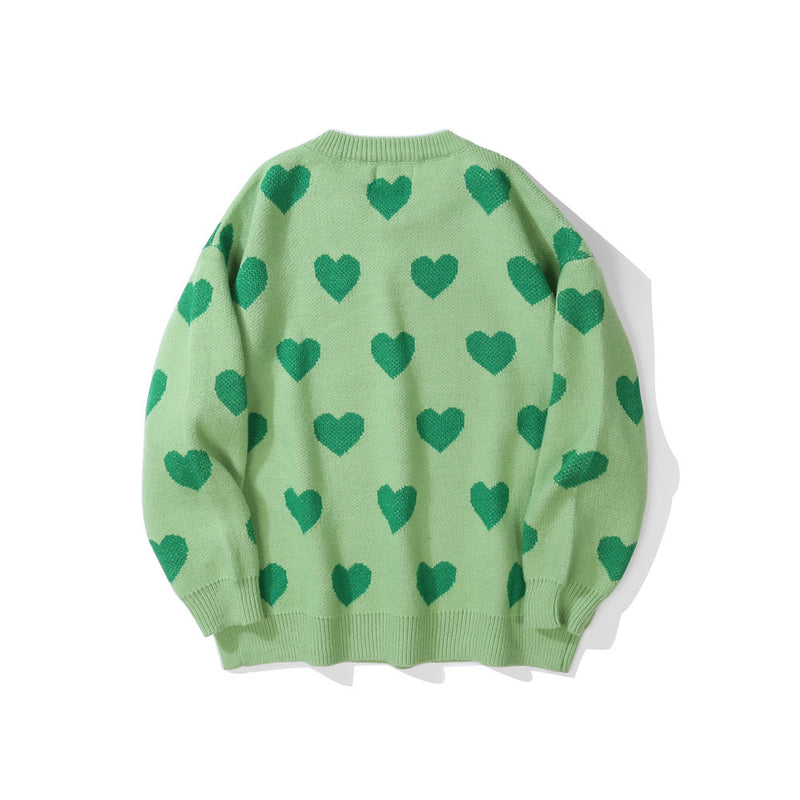 Men Sweater Cartoon Character Jacquard Sweater Men's Pullover