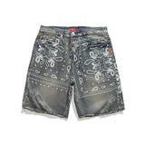 Men Shorts Summer Casual Retro Washed Shorts