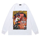 Man Fall Outfits Vintage Long Sleeve T-shirt for Men and Women