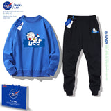 Nasa Children Sweater & Pant Set Nasa Children'S Bathroom Doraemon Pattern Clothing Suit Spring And Autumn Sports