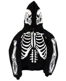 Skull Apparel Skull Hooded Sweater Cardigan