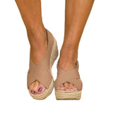 Women Platform Sandals Summer Plus Size High Heel Sandals