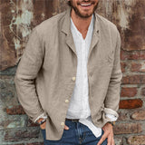 Mens Winter Coats Man Fall Outfits Coat Men's Clothing Spring and Autumn Casual Loose Suit Top