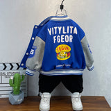 Toddler Boys Jackets Boys' Baseball Jacket Coat Spring and Autumn Jacket Top