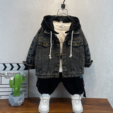Toddler Boys Jackets Boys' Denim Jacket Spring and Autumn