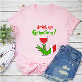 Men and Women Grinch Shirt Christmas Grinch Pattern T-shirt