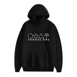 Squid Game Costume Anime Print Fashion Casual Hooded Sweatshirt