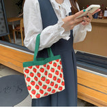 Strawberry Bags Strawberry Canvas Lunch Bag