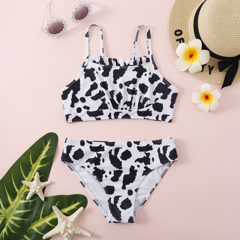 Children Swimwear Girls' Printed Bikini Swimsuit