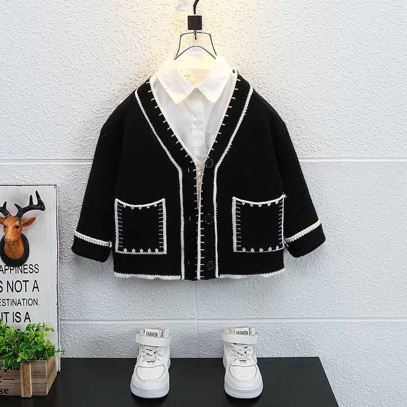 Toddler Boys Jackets Boys Autumn Clothing Sweater Kids' Sweater