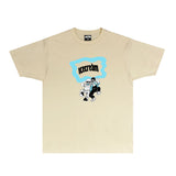 Ice Cream Running Dog T Shirt Loose Printed Audio Rap T-shirt