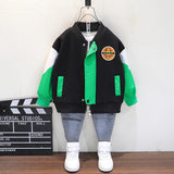 Toddler Boys Jackets Boys' Jacket Spring Baseball Uniform
