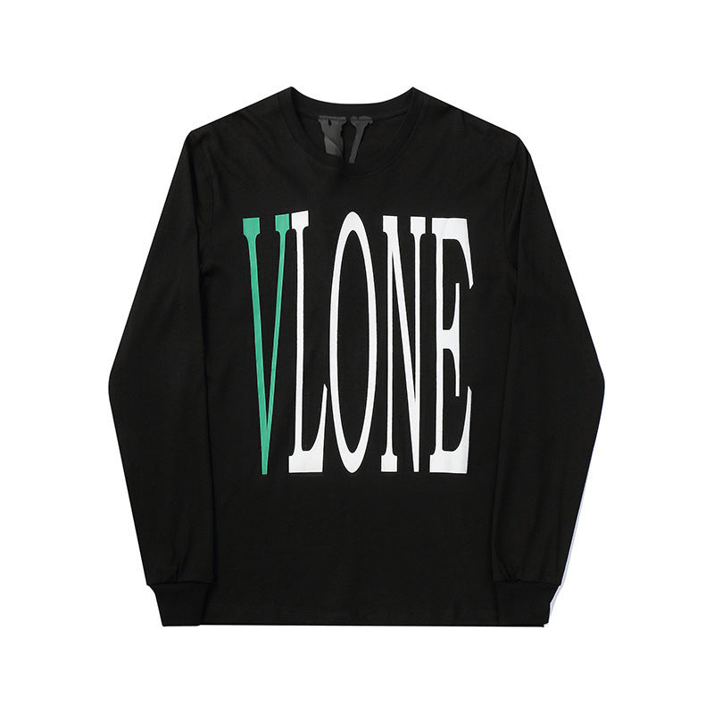 Vlone Sweatshirt Printed Long Sleeve T-Shirt Round-Neck Pullover