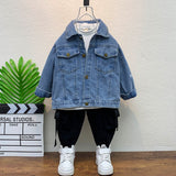 Toddler Boys Jackets Boys' Denim Jacket Spring Autumn