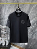 CHH Chrome Hearts T Shirts Machine Embroidery Cross Short Sleeve T-shirt