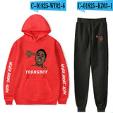 Never Broke Again Hoodie Hoodie Ankle Banded Pants Casual Suit