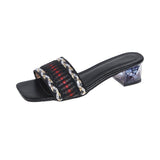 High Heels Slides Summer Casual Slippers