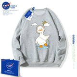 Nasa Children Hoodie Nasa Children'S Round Neck Sweater Girls' Spring And Autumn Loose